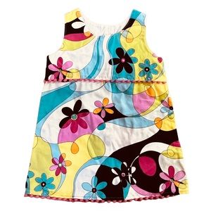 Baby girl Sumer dress, multi colored, size 24 months